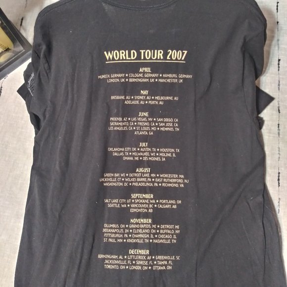1359 Size XL Keith Urban World Tour 2007 Tee Shirt - Picture 3 of 3